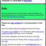 「Apple史上最悪のセキュリティバグ」のセキュリティアップデート〜 その場しのぎの粗悪アップデート？〜アップルのサポートが”終了したであろう”モデル一覧