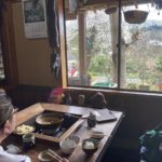 桜前線北上ドライブ〜いのしし鍋を食べに益子：いろり茶屋